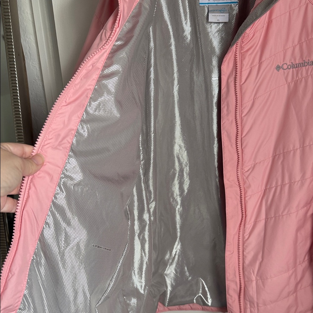 Columbia OmniHeat Light Pink Quilted Jacket - Picture 9 of 12